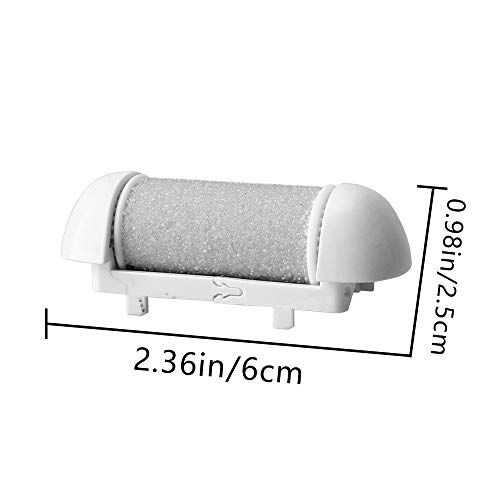 Electric Callus Remover Refill,Elmchee Perfect Refill 3 Same Rough Replacement Rollers Professional Feet Care Grinding Heads Pack Of 3 (Grey) #TOP5