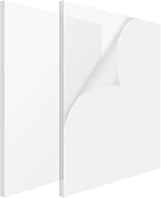 Two PINGEUI clear acrylic sheets, each 12 by 8 inches and 3/8 inch thick
