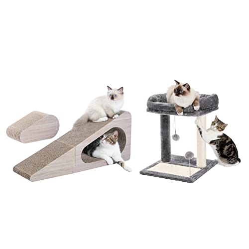Rascador para Gatos 2 en 1 Grande de Cartón Corrugado miniatura 1