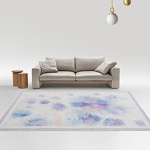 Tapis de luxe moderne Ruby Lil au design abstrait et texture douce de plancher - 2
