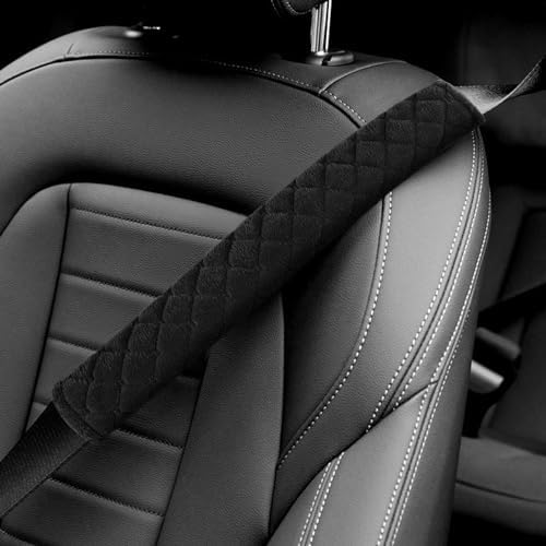 surpassme Car Seat Belt Pads Cover, 2PCS 15in Extra Length