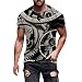 Printemps été Manches imprimé O Haut décontracté Chemisier T-Shirt à col Court pour Hommes Chemisier pour Hommes Chemise Cowboy Homme Diesel