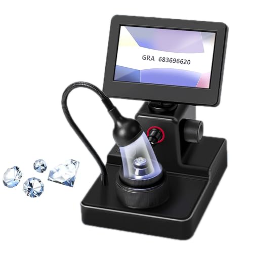 Microscopio digital para solucionar la fatiga visual al revisar joyas y gemas