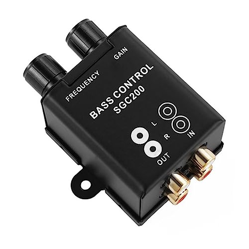 Ciieeo Practical Car Stereo Amplifier Knob Bass Knob Remote Level Control for Car Audio