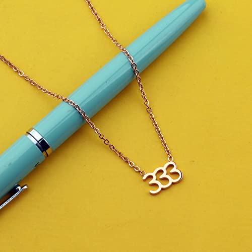 Dainty Angel Devil Number Necklace Numerology Jewelry Birthday Gift4