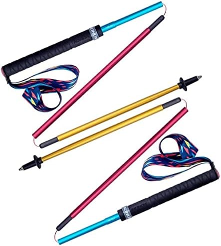 Lightweight folding folding quick lock carbon fiber trekking pole hiking pole trail running walking stick easy to carry.