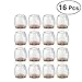Produktbild NUOLUX 16pcs Silikon Stuhl Bein Caps Füße Pads Möbel Table Covers Boden Protektoren für 25-29MM Runde Beine (Transparent + braun)