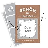 Gastgeschenk zur Hochzeit – 25 Rubbelkarten mit Rubbelaufklebern – günstige Gastgeschenkidee, personalisiert & originell – Hochzeitsspiel & Give Away (Kraftpapierlook - Braun)