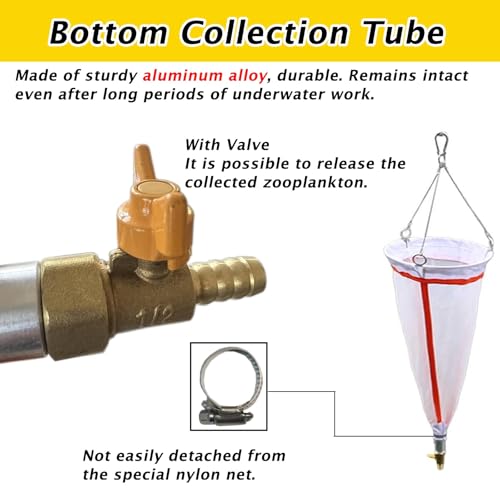 Filet à plancton de 50 cm avec valve de vidange intégrée - 4