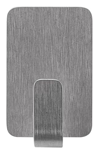 Image of Command Small Stainless Steel Metal Hooks 8 Hooks 10 Strips Holds up to 0.5 lb Removable Self Adhesive Hooks Great for Wall Decor