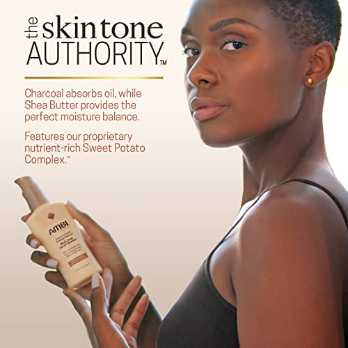 Ambi Even & Clear Purifying Charcoal Black Soap Facial Cleanser With Nutrient Rich Sweet Potato Complex | Helps Even Skin Tone | 3.5 Ounce #TOP3