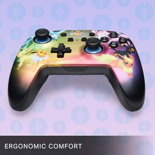 Image of PowerA Enhanced Wireless Controller for Nintendo Switch /Switch 2 / Switch Lite /OLED Model - Eevee Evolutions - Gamepad, game controller, Officially Licensed