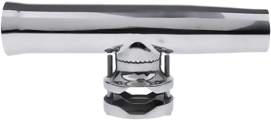 ISURE MARINE 1 Pcs Boat Marine 304 Stainless Steel 1" to 1-1/4" Adjustable Polished Fishing Rod Holder Yacht Fishing Accessary : Sports & Outdoors