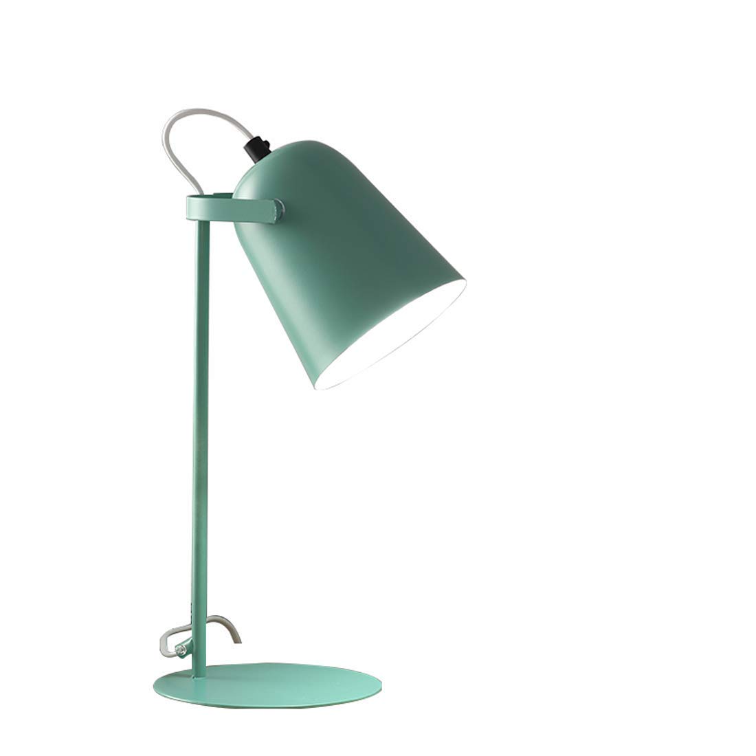 Gyd Girls Green Table Lamp Bedroom Ins Eye Protection Reading Desk Student Dormitory Plug-In Bedside Lamp For Men Women Teens Children Kids Night Light,