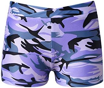 Freebily Children's Girls Stretch Lycra Cotton Gymnastics Ballet Dance Shorts Workout Gym Sports Yoga Cycling Running Booty Shorts