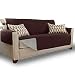 Gorilla Grip Original Slip Resistant Oversize Sofa Slipcover Protector, Seat Width Up to 78 Inch Suede-Like, Patent Pending, 2 Inch Straps, Hook, Couch Cover for Kids, Pets, Oversized Sofa, Coffee