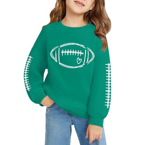 Girls Baseball Pullover Sweatshirts Oversized Long Sleeve Casual Tops Teen Kids Cute Sweatshirts Clothes School Hoodie3