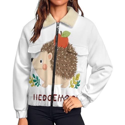 Chaqueta sudadera polar contra el frío invernal con forro esponjoso de peluche