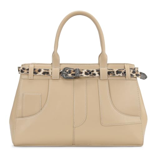 Western Tote Bag for Women, Retro Y2K Leather Handbag with