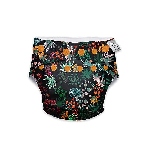 Image of SuperBottoms Swimming Diapers for Babies & Toddlers - Reusable & Adjustable Swim Diapers - Washable Cloth Diapers - Skin Friendly Fabric - Easy to Clean - Fits 3M - 3Y