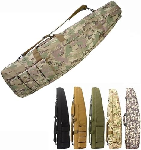 Juego De Guerra Militar Táctico Gun Bag Fundas Rifle Con Acolchada, Durables Antirresbaladizo Equipo De Caza Resistente Al Agua Rifle De Pistola De Aire Protectora,Almacenar Transportar E,100CM