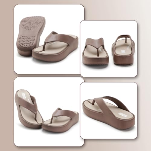 Image of DOCTOR HEALTH SUPER SOFT Women Soft Cushioned Flip Flops | Lightweight Comfort Slippers | Anti-Slip Casual Sandals for Indoor Outdoor Everyday Wear