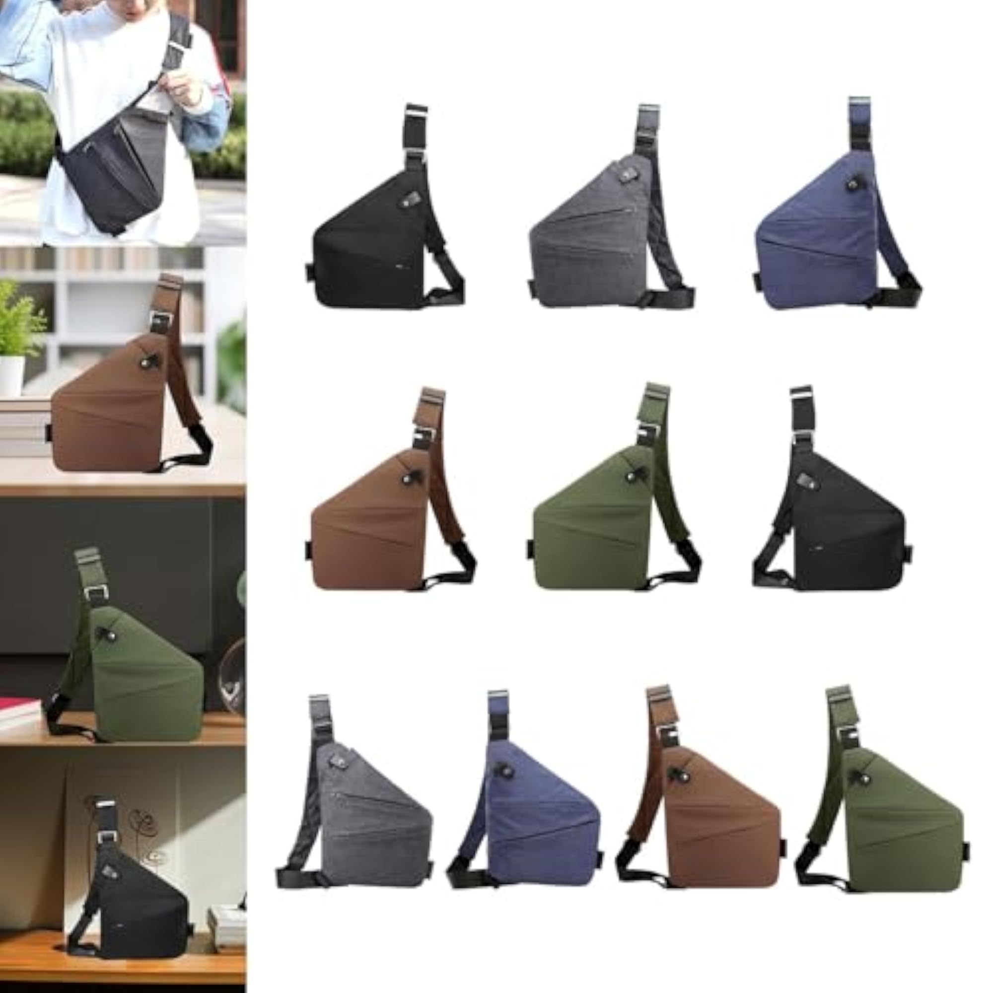 Water Resistant Casual Shoulder Bag for Travel