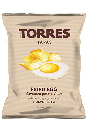(Big Bags) Torres Spanish Potato Chips Patatas Fritas Made In Barcelona Spain Limited Edition (3 Pack) - Choose Your Favorite Flavors (Variety 1 - Paprika/Olive Oil/Fried Eggs [3 Pack]) #TOP7