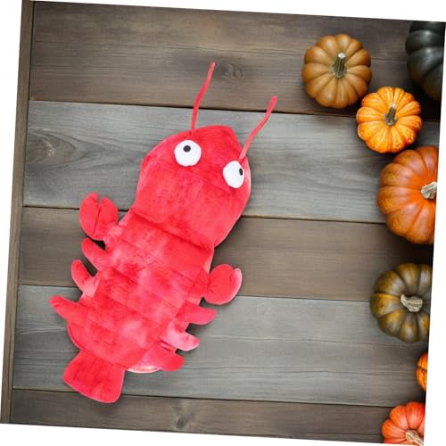 Disfraz de langosta Rojo S para perros Halloween miniatura 5