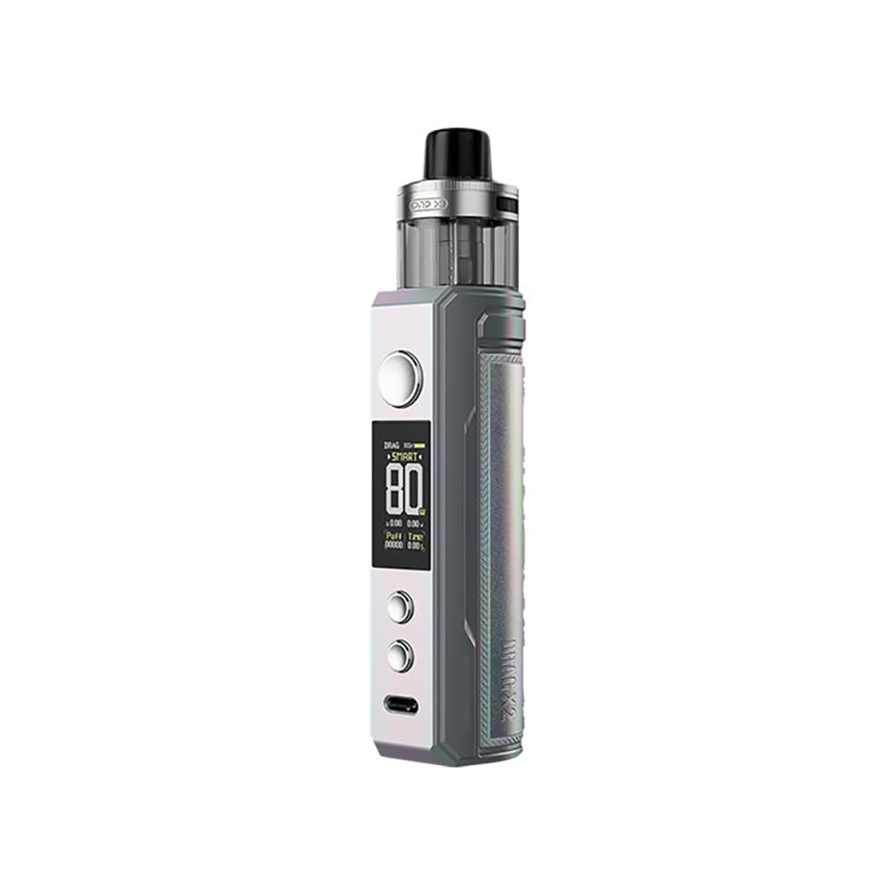 Pour VOOPOO Drag X2 Kit 80 W Modes SMART/RBA/TC/ECO Écran TFT de 0,96''