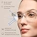 CCVOO 1.25 Reading Glasses for Women, Stylish Eyeglasses, Blue Light Readers for Women, Computer Eye Glasses, Cheaters