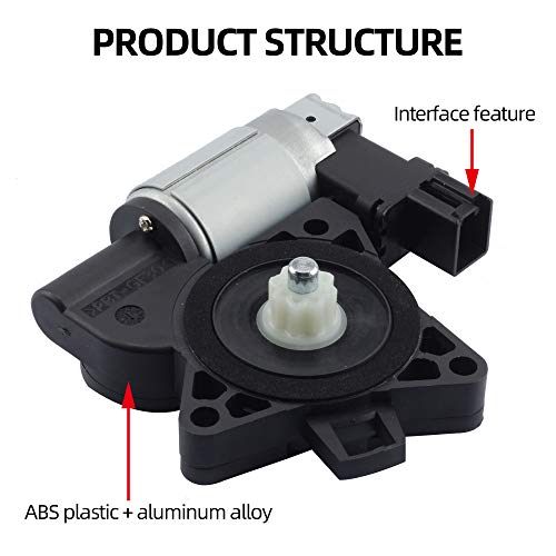 image for Dasbecan Front Left Window Lift Motor Compatible with Mazda 3 2004-200
