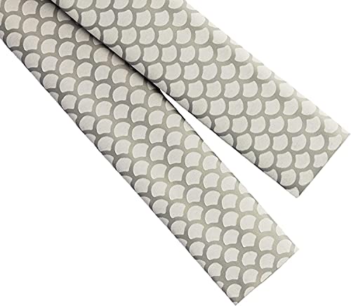 GHOSTWIRE SHINRATECH MakoGrip Fish Scale Pattern DIY Heat Shrink Sleeve Wrap - Width: 35mm, Length: 1 Meter - Fishing Rod Handle Cork Non Slip Waterproof Insulation Durable Repair (Gray)