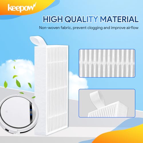 KEEPOW-10-Pack-HEPA-Filters-Replacement-Compatible-with-ILIFE-V3s-V3s-pro-V5-V5s-V5s-Pro-V5s-Pro-2-V5s-Plus-Robot-Vacuum-Cleaner KEEPOW 10 Pack HEPA Filters Replacement Compatible with ILIFE V3s V3s pro V5 V5s V5s Pro V5s Pro 2 V5s Plus Robot Vacuum Cleaner