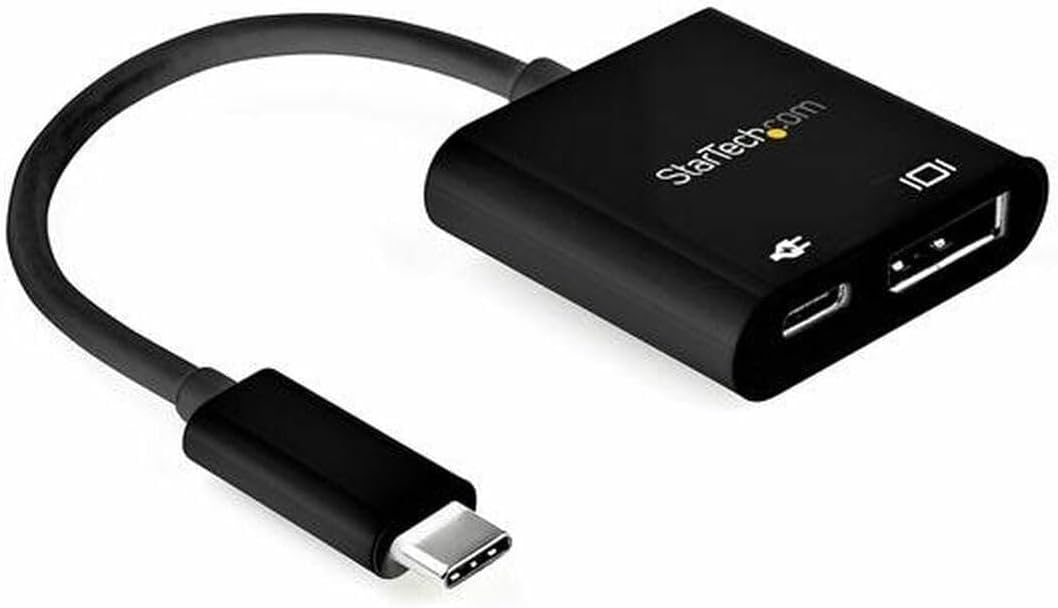 USB C to DisplayPort Adapter with Power Delivery - 8K 60Hz /4K 120Hz USB Type C to DP 1.4 Video Converter w/ 60W PD Pass-Through Charging - HBR3 - Thunderbolt 3 Compatible