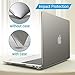 IBENZER Compatible with MacBook Air 11 Inch Case Model A1370 A1465, Soft Touch Plastic Hard Shell Case Bundle with Keyboard Cover for Mac Air 11, Gray, A11GY+1