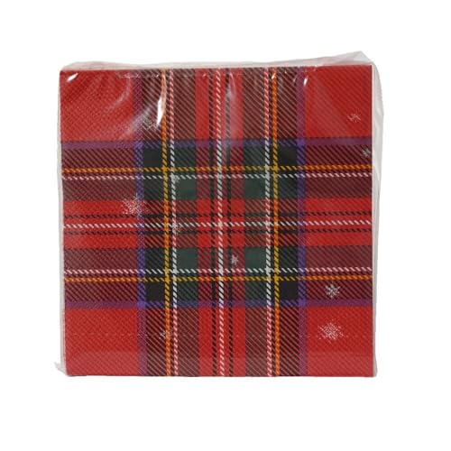 Servietten Papier 33x33cm 3-lagig 20 Stück - Einweg Papierservietten...