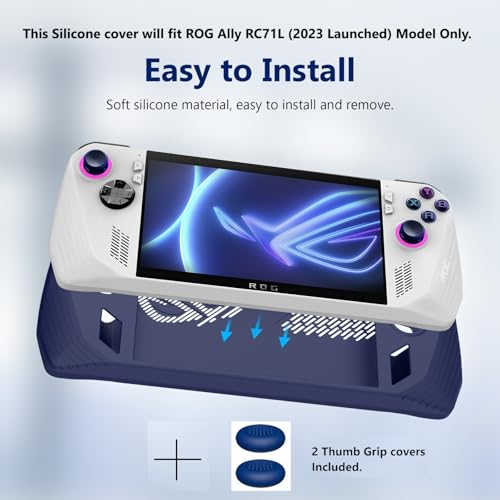 ADDGRIP® Silicone Cover Designed for ASUS ROG Ally Z1/Z1 Extreme, Compatible with ROG Ally RC71L (2023 Launched) Model Only - Stylish, Shockproof... - Image 2