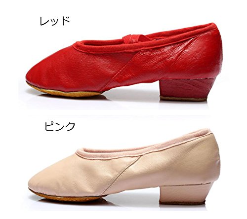 バレエシューズ レディース キッズ 女の子 ヒール約3.5cm バ