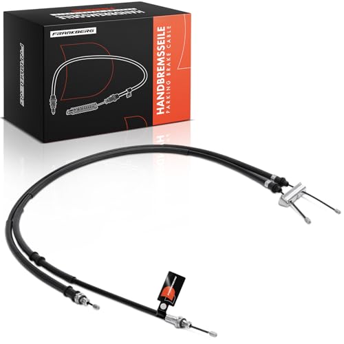Image of Frankberg Handbrake Cable Parking Brake Cable Rear Left Right Compatible with 2 DY Fiesta V JD JH Fusion JU Fiesta IV Yes JB Fiesta V Van Fiesta Box Replace# 1211024