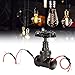 1/2 Inch Stop Valve Light Switch, Iron Vintage Valve Switch, Retro Industrial Steampunk Light Switch with Wire for Water Pipe Lamp Retro Table Lamp