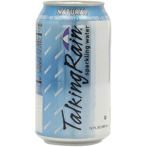 TalkingRain Sparkling Water, Natural, 12-Ounce Cans (Pack of 24) Cover