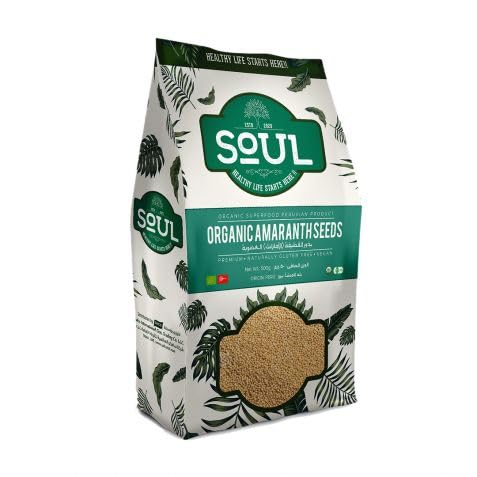 SOUL ORGANIC AMARANTH SEEDS 500GM