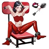 Heavy Duty Sex Stool for Fetish Play Exquisite Positions and Moments Add Posture Chairs Bedroom Adult Furniture for Couples Adult Posture Chairs Queen Chairs Sunglasses DX-2126