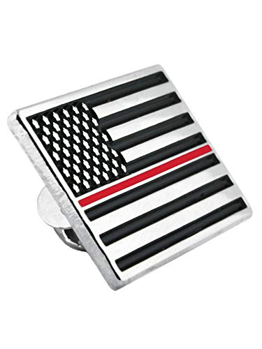 Image of PinMart's Thin Red Lapel Pin