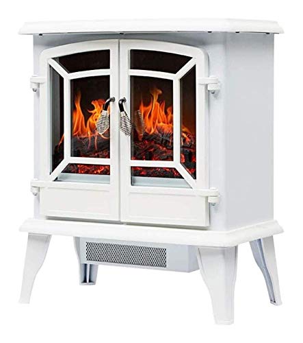 Elektroherd für Kamin mit Wirkung mit Holzbrenner Flammeneffekt Überhitzungsschutz 1400W Sicherheits-Abschaltsystem Heizung Eggsm