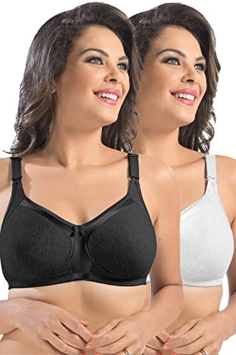 Image of SONARI Zoya Women's Non Padded Full Coverage Bra Pack of 2