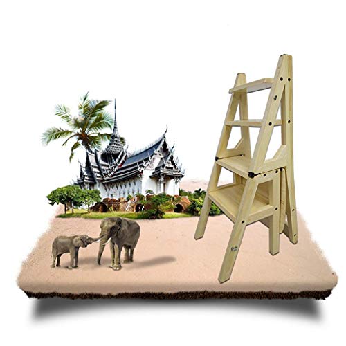 Chaise de bureau pliable transformable en marchepied pour bibliothèque - 8