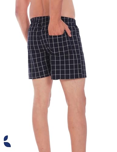 Image of Cotton Boxer Shorts for Men, Breathable, Comfortable & Lightweight (Pack of 2)