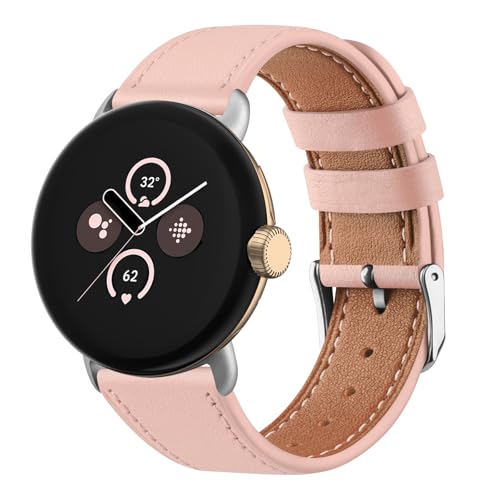 Meliya���U�[�o���h Google Pixel Watch 3 41mm/Pixel Watch 2/1�p�o���h�Ή� �v���~�A�����U�[�X�g���b�v Pixel 3 2 1�X�}�[�g�E�H�b�`�p (�s���N)